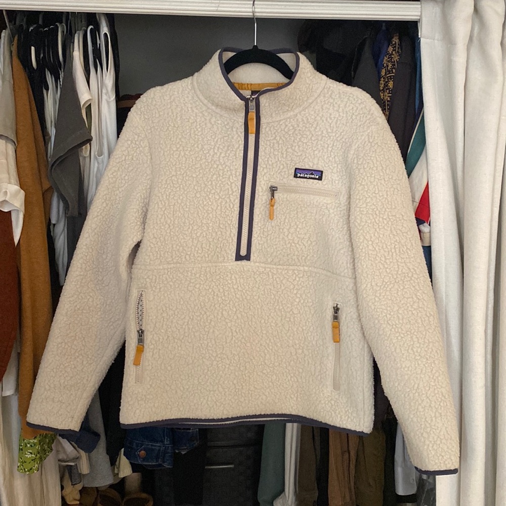 Patagonia retro pile fleece hoodie - no longer sold in this color combo!
